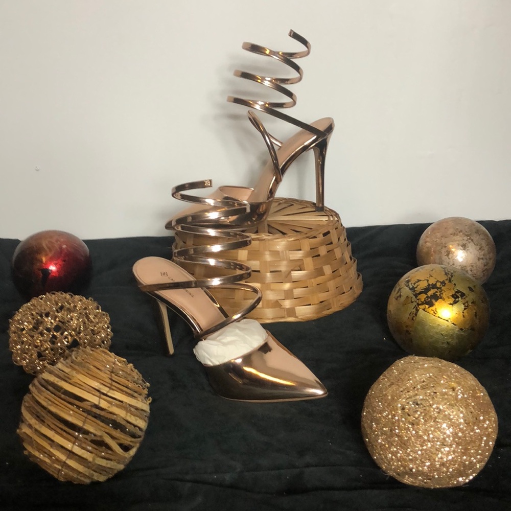*New- Call It Spring Rose Gold Pumps